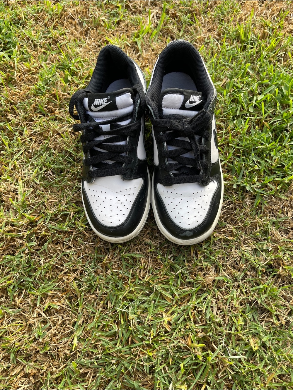 Nike Black and White Low-Top Sneakers